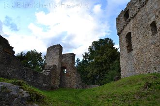 Burgruine Krnburg, oberhalb vom Feriendorf